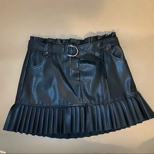 Zara Faux Leather Skirt